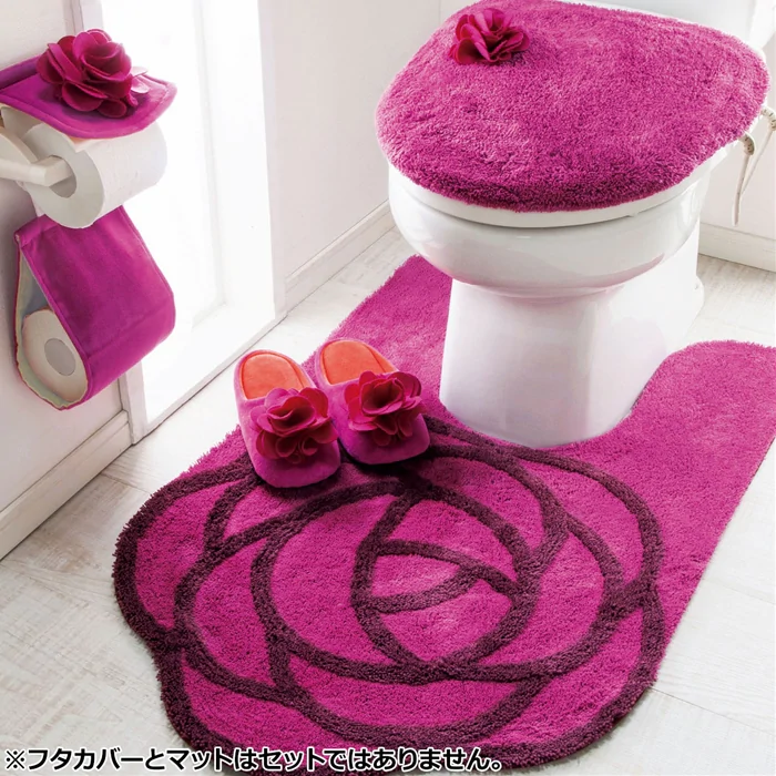 ローズ トイレマット トイレカバー